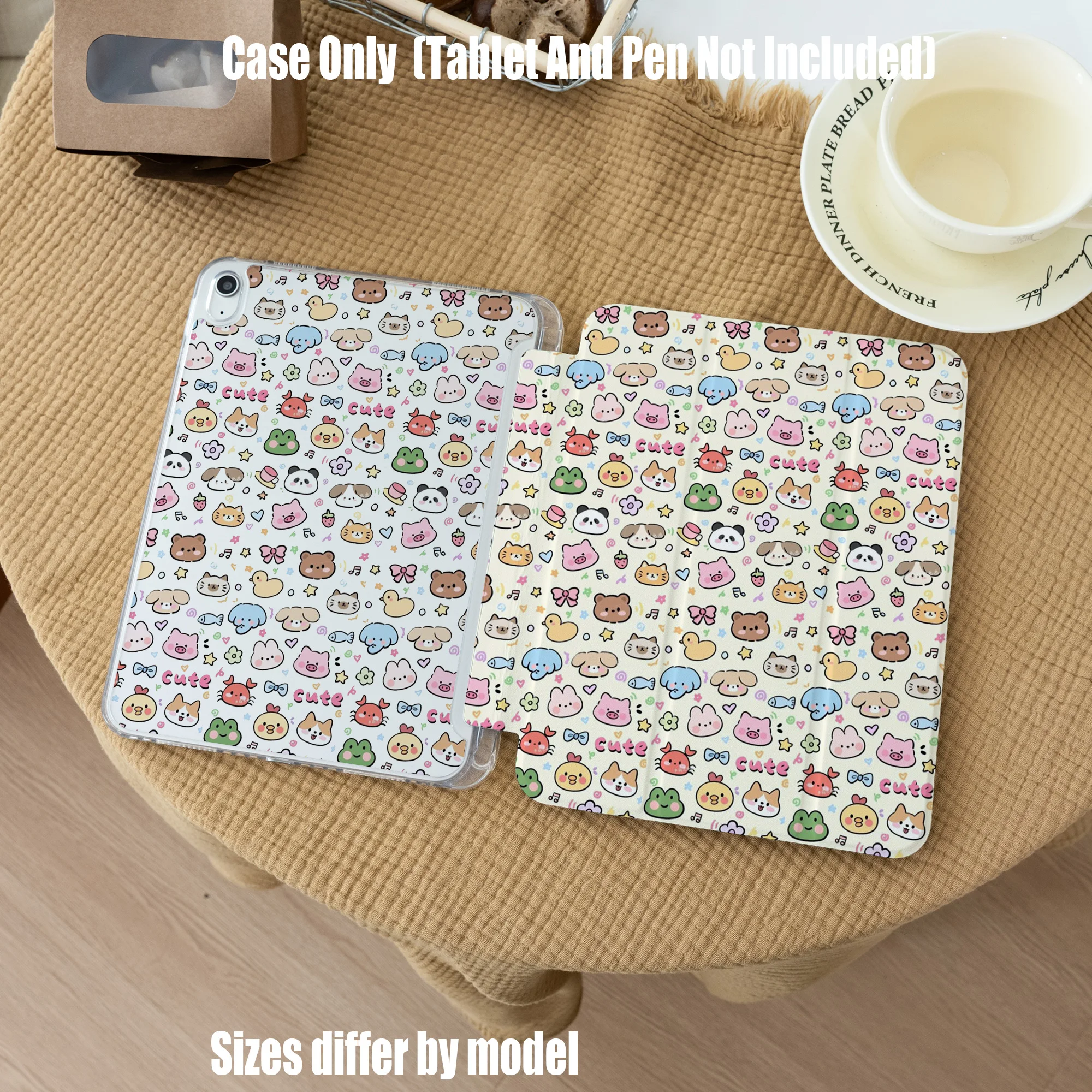 Premium TPU Tablet Case for Samsung and Apple All Models Slim Fit Protective Cover，Shockproof Lightweight Durable