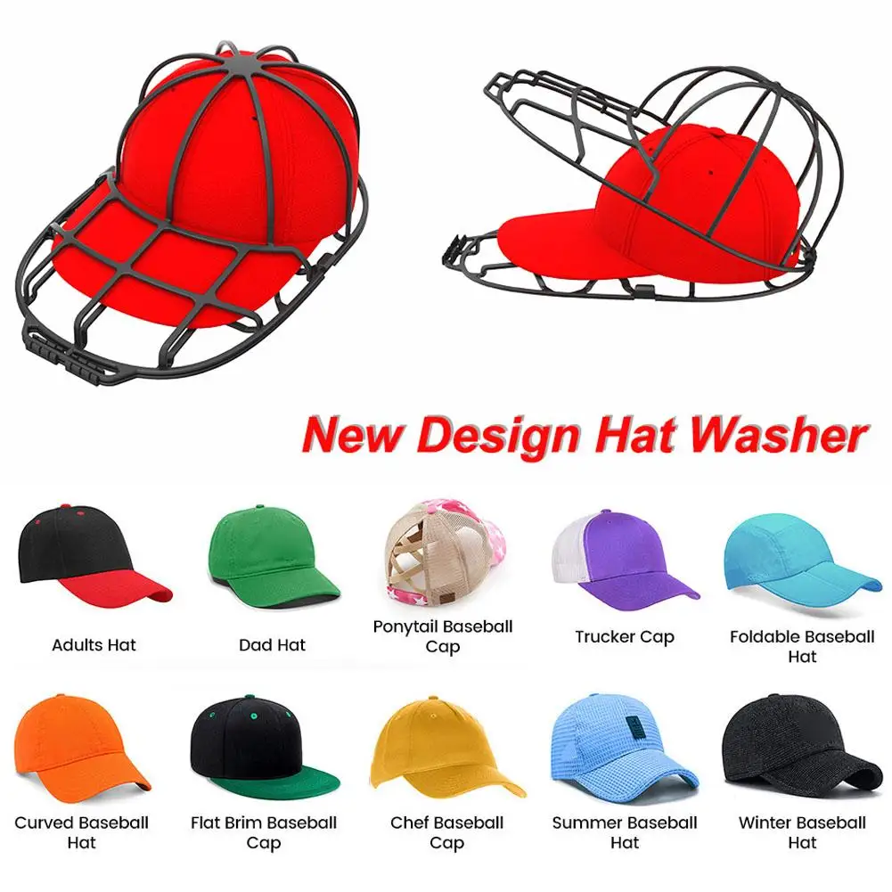 Shaper Protector Multifunctional Baseball Cap Washer Fit for Adult/Kid's Hat Washer Frame/Washing Cage Double-deck Hat Cleaners