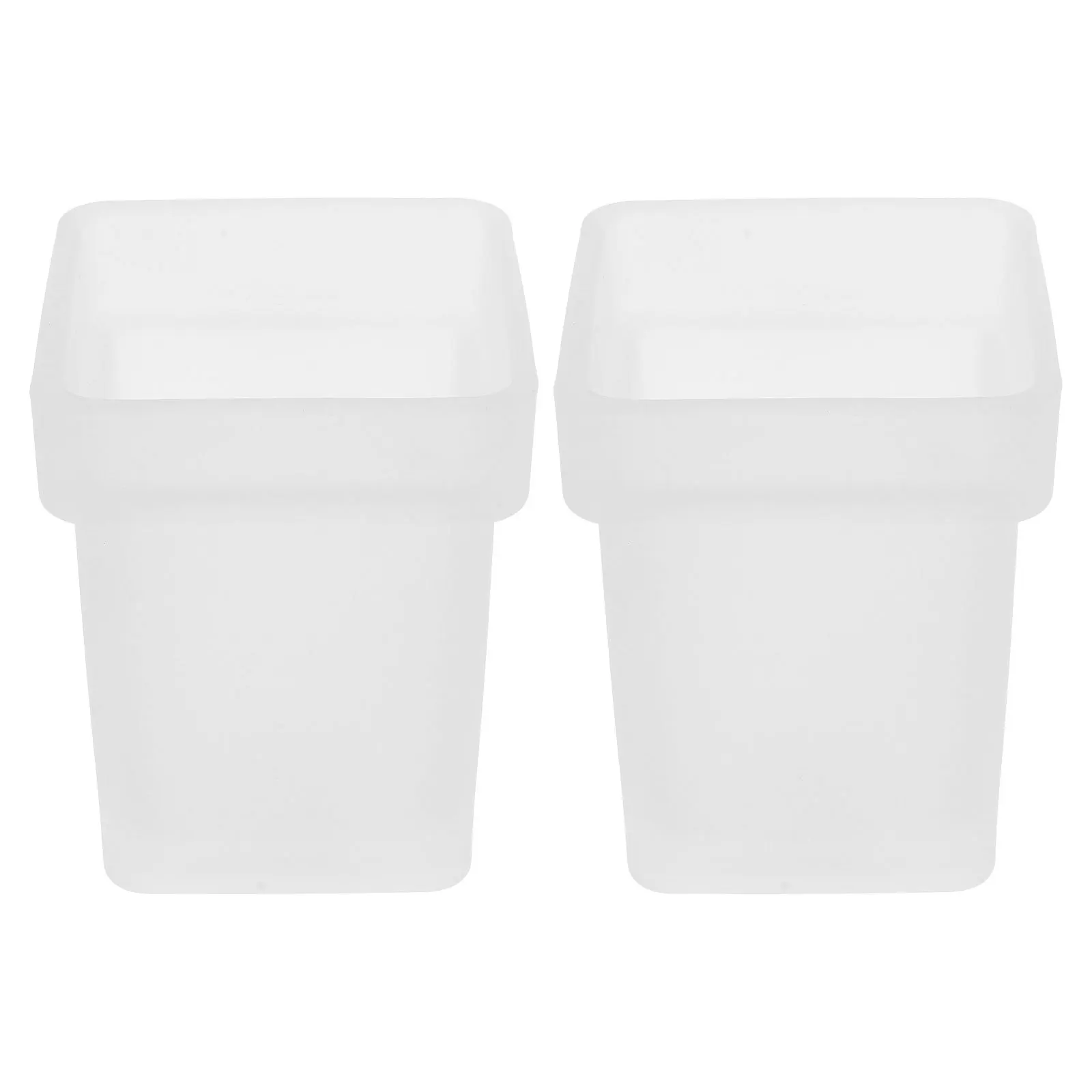 

2Pcs Toilet Brush Stand Premium Glass Material Elegant Design for Bathrooms Secure Storage Toilet Bowl Brush Base