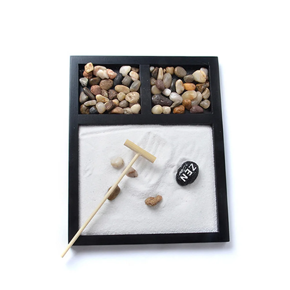 

Sand Tray Decor Garden Miniature Landscape For Desktop Meditation Relaxation Tabletop Home Office Decor