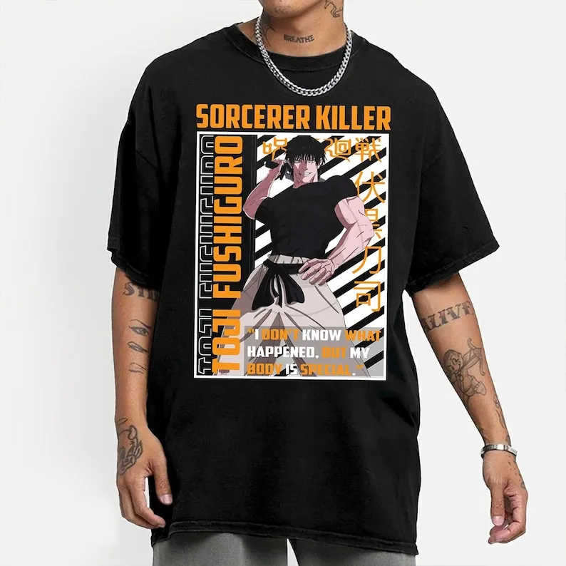 

Toji Fushiguro Anime Shirt Gift,Megumi Fushiguro Tshirt