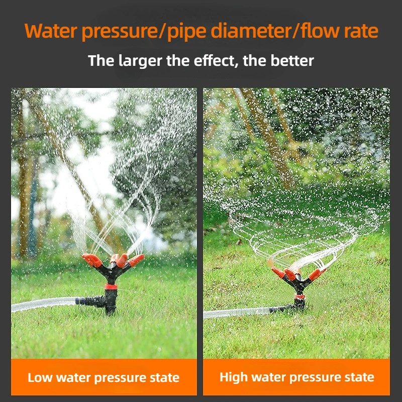 360 ° obracany zraszacz do stoczni automatyczny System nawadniania zraszacz do trawnika regulowane podlewanie trawnika do ogrodu zraszacze do