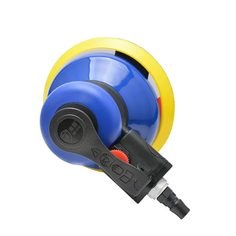Wave Shield 5inch Disc-Type Pneumatic Polishing Machine 125mm Air-Powered Sanding Machine Sandpaper Machine Grinding Machine Bd-0155