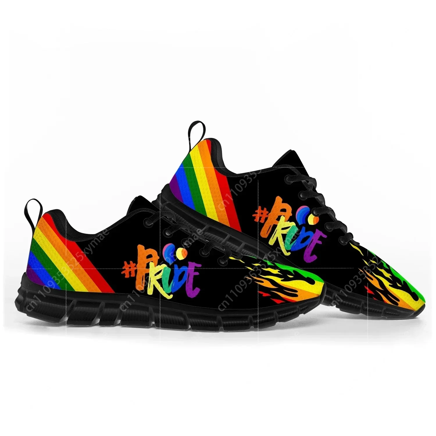 

Gay Pride Love Sports Shoes Mens Womens Customized Sneakers Casual Tailor-Made Shoe High Quality Couple