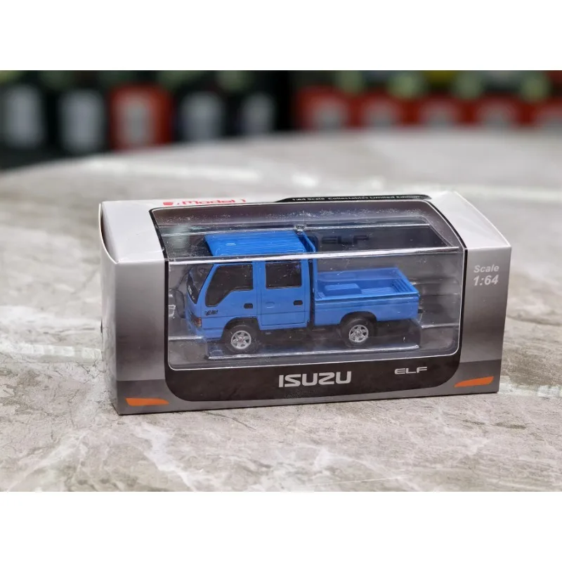 1:64 نموذج سيارة صغير من السبائك المصبوبة على شكل صندوق مزدوج الصف، زينة للبالغين، هدية للأولاد، قابلة للجمع. #1