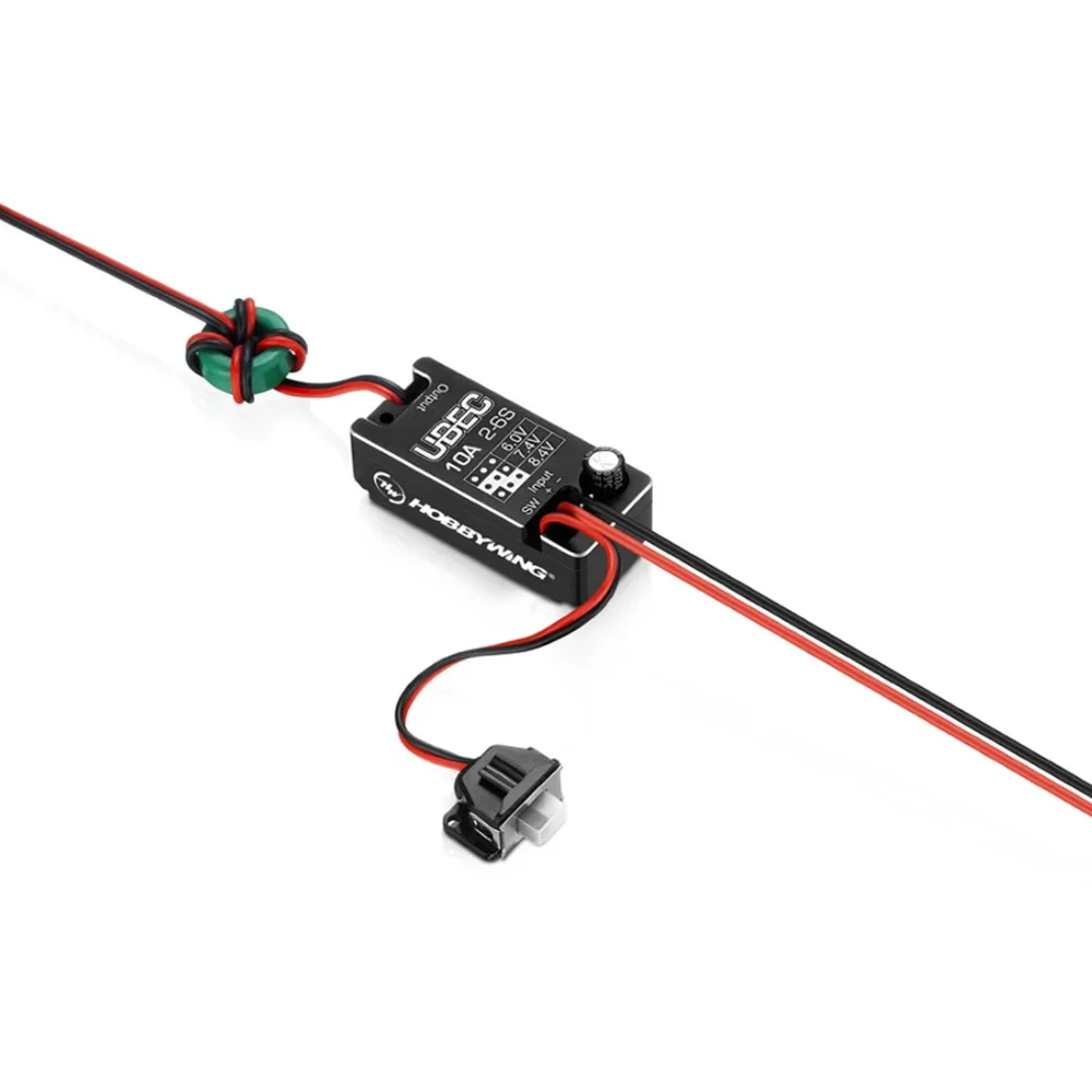 Hobbywing UBEC 10A V2 Vollständig Wasserdichtes Kleines Reglermodul Unterstützt 2-6S 6V 7,4V 8,4V für Ferngesteuerte Auto-Zubehörteile – Detail 1