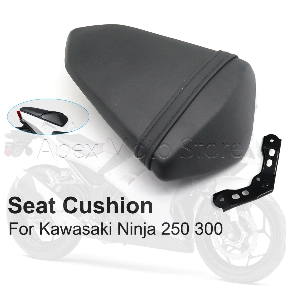 

For Kawasaki Ninja 250 300 Ninja250 Ninja300 EX250L EX300 2013-2017 Motorcycle Rear Passenger Seat Cushion Seat Pillion