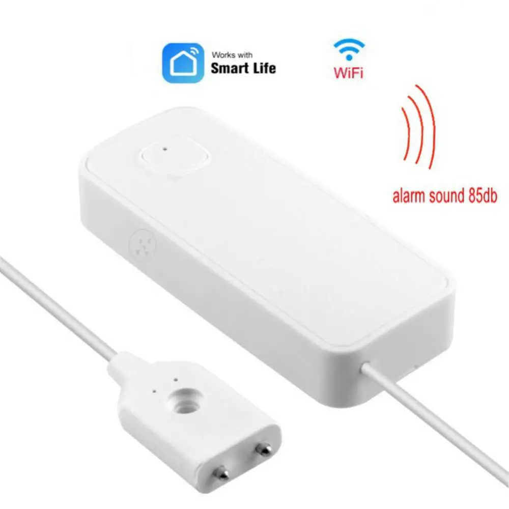 Xiaomi Tuya Smart Flood Leakage Sensor Remote Monitor WiFi Water Overflow Level Detector Water Leak Sensor Security Sound Alarm