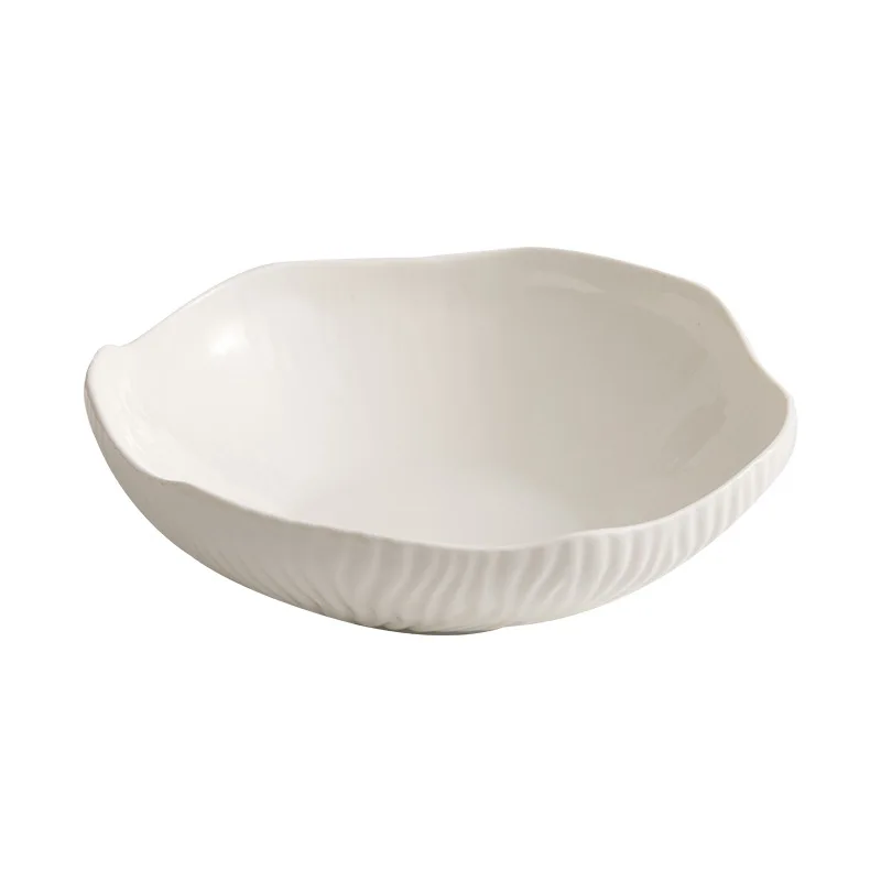 

ceramic artistic conception dishes, salmon sashimi hot pot special plate, seafood posture maker commercial hotel dry ice plate