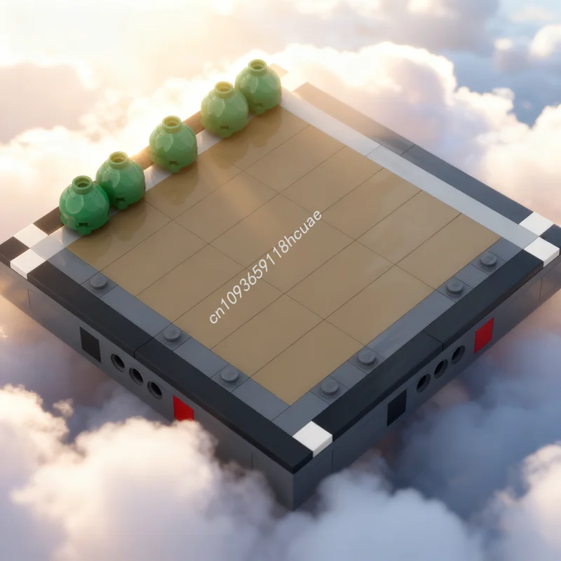 

105 шт. MOC Архитектура Dirt Lot Capitol Chartres Модель Строительные блоки Рождественские подарки Строительная игрушка Креативный кирпич