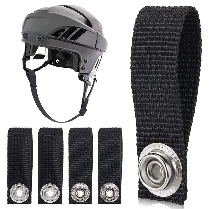 Hockey Helmet Chin Strap Detachable Helmet Loops Hockey Chin Strap Helmet Strap With Single Snap Hockey Helmet Accessory