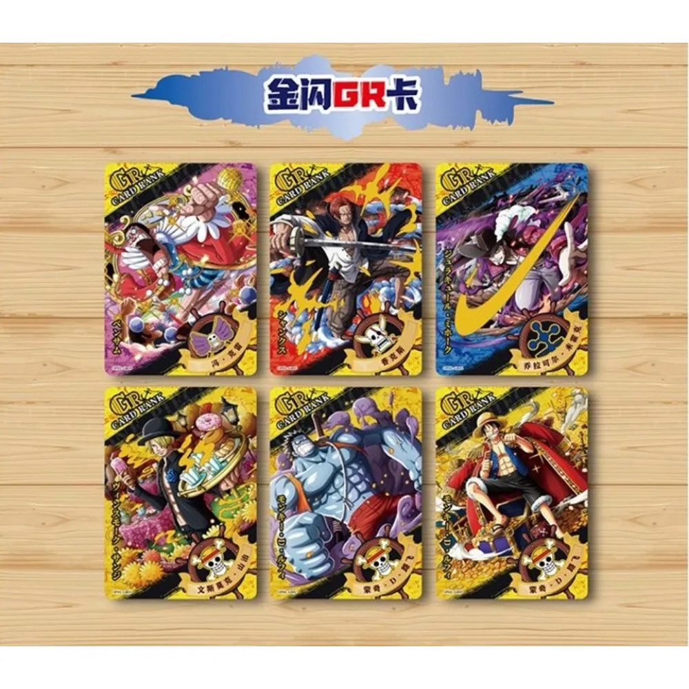 Anime One Piece Card Collection pour enfants, Luffy Zoro, ACE Top War Chapter Game, Tading Gold Plated Diamond Flash Card, Surprise Gift