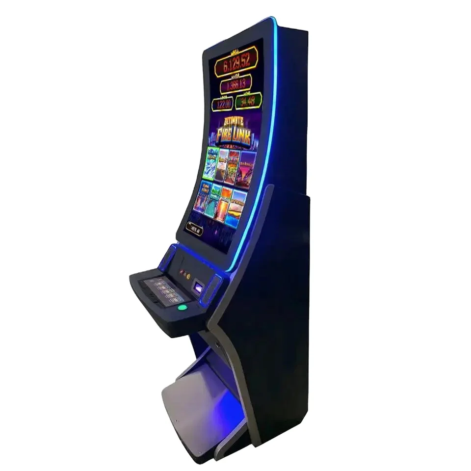 2026 Hot Sale  Customized 43-Inch Curved Touch Screen Vertical Cabinet Metal Games Machine with ACardes Coin Payment Method