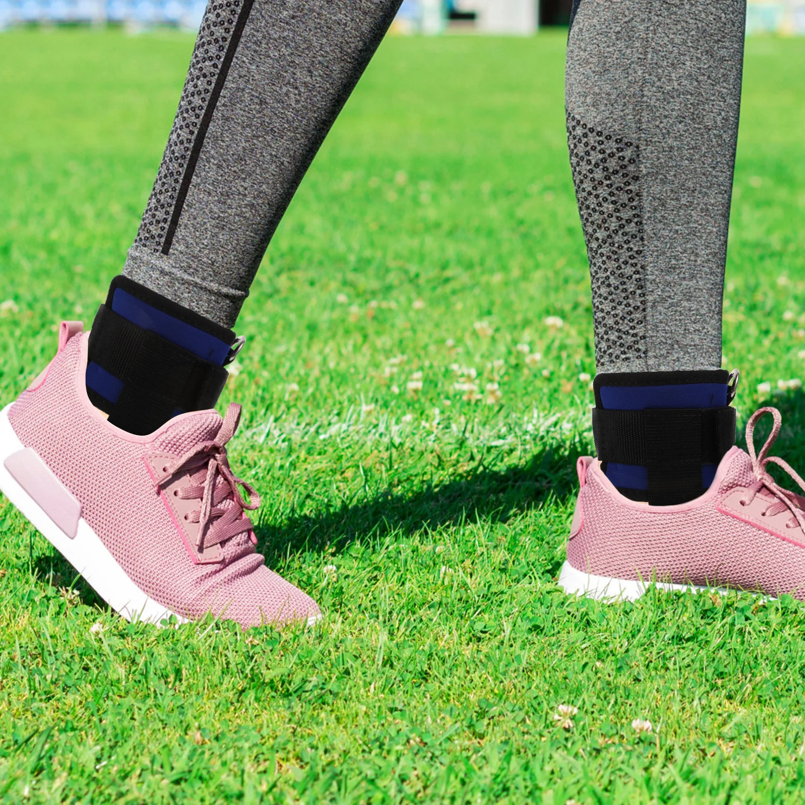 

1Pair Ankle Protector Foot Buckle Fitness Ankle Cuffs Multifunction Adjustable for Leg Training Hip Abductors Workout Sports