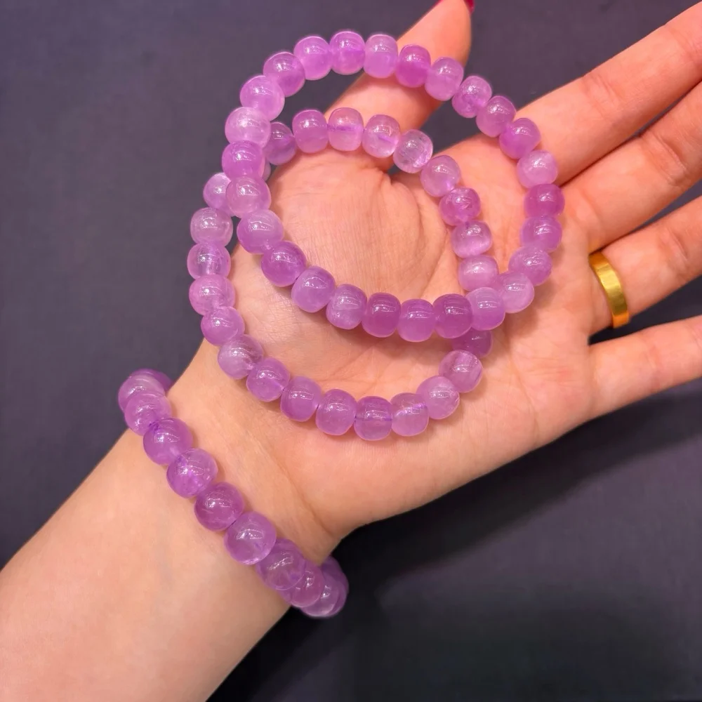 natural-purple-kunzite-bead-bracelet-women-fashion-charm-crystal-healing-energy-gemstone-yoga-jewelry-1pcs