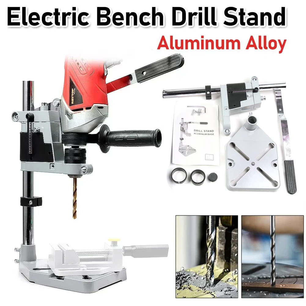 

Table Top Drill Fixed Frame Single-Head Bench Drilling Machine Chuck Multifunctional Aluminum Alloy Power Grinder Accessories