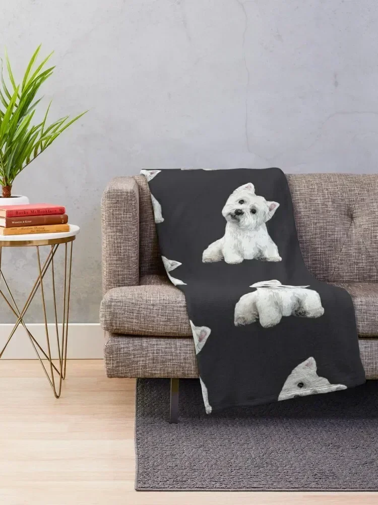 West Highland Terrier BEST DOG EVER! Throw Blanket anime Stuffeds Blankets