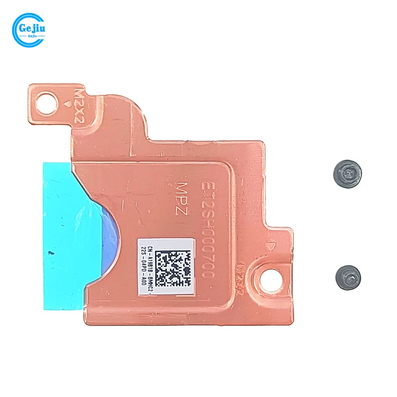 New Original Laptop SSD Bracket Heatsink Plate For DELL XPS15 9500 9510 Precision 5550 5560 A19B1B