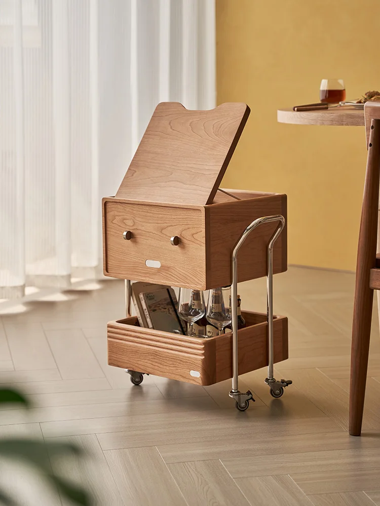 

Solid wood removable sofa side cabinet, bedroom, TV cabinet