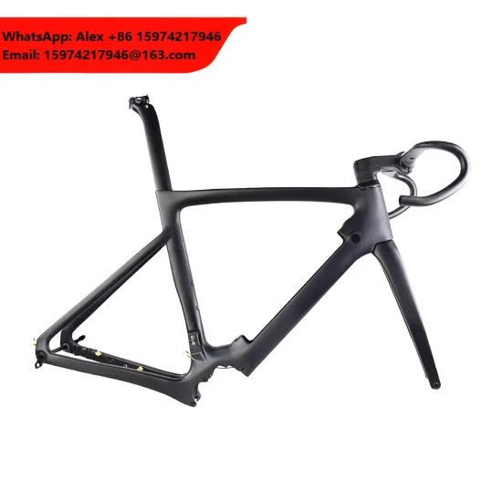 Full Carbon Road Disc Ebike Frame With Flat Mount Brake LCE21