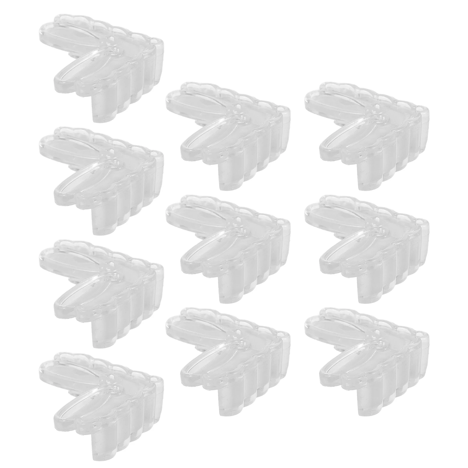 

10 Pcs Anti-collision Corner Child Proof Guards Transparent Cabinet Edge Protector Baby