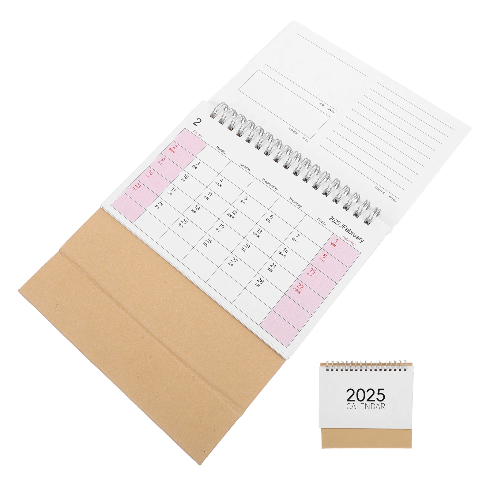 

Desk Calendar Simple Large Planner Plain and Cheap Block Classroom Academic Year Office