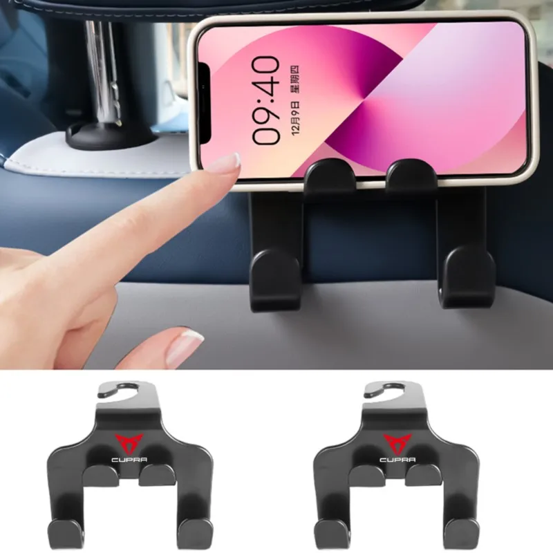

1/2pcs Car ABS Back Seat Storage Hook Holder Clips For Seat Cupra FR Racing Ibiza Leon E-racer Ateca Exeo Altea Tarraco Styling