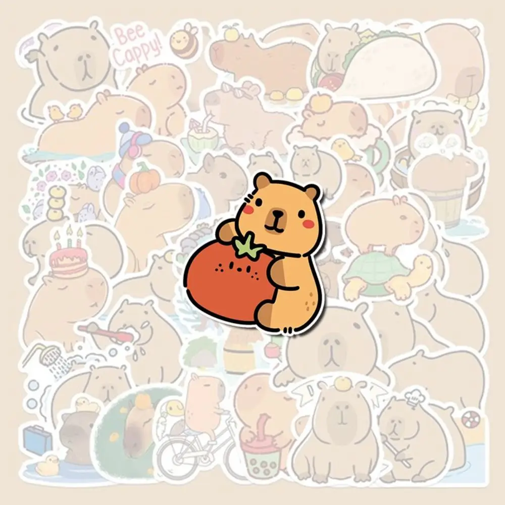 رائعة دبوس الصدر الاكريليك كابيبارا دبوس لطيف التلبيب الحيوان شارة مضحك موضة كابيبارا بروش فتاة #6