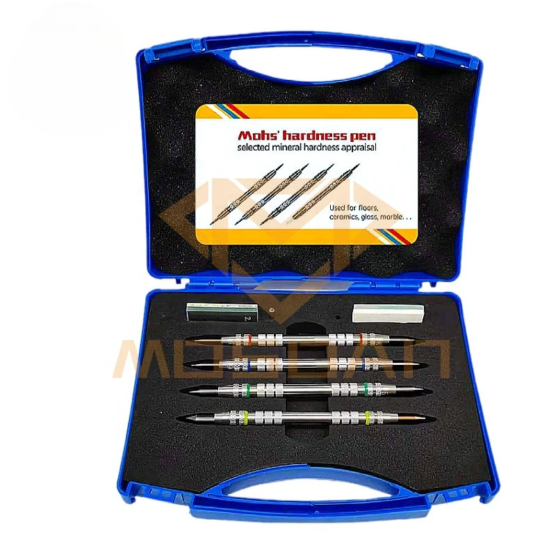 Mossan Mohs hardness test kit and Mohs hardness test pen