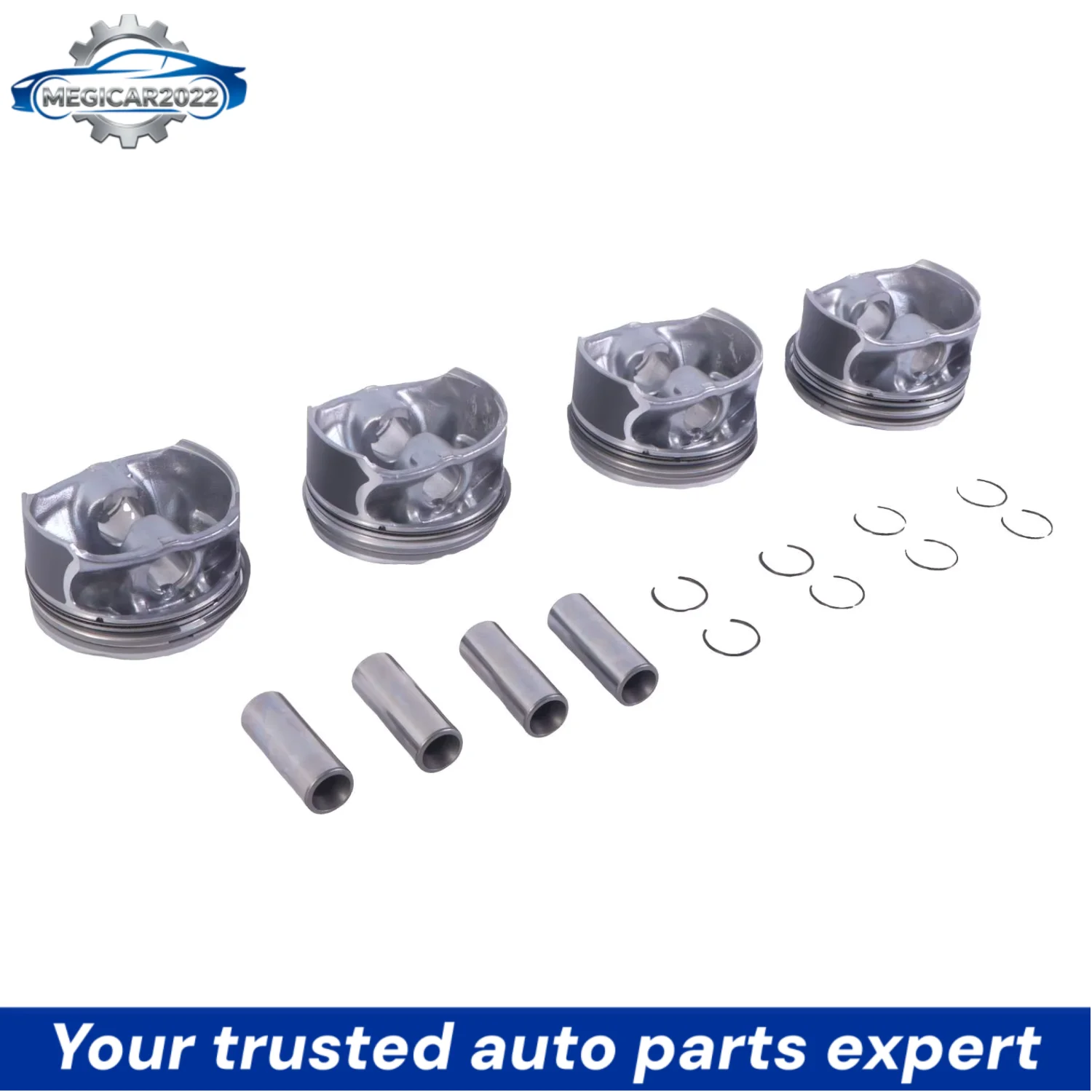 4pcs A2740301317 M270.910 Engine Pistons Set STD Φ83mm For Mercedes-Benz C180 E180 SLC180 M274.910 W204 W205 1.6T 2740301217