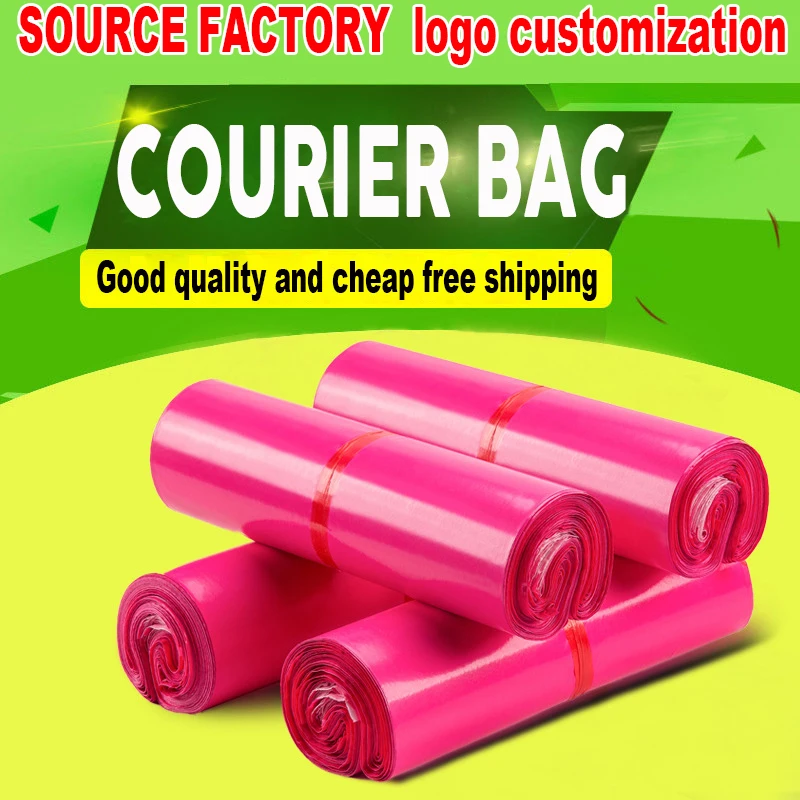 

Courier packing bag manufacturer new material rose thickened large 2842 bag custom logo 100pcs