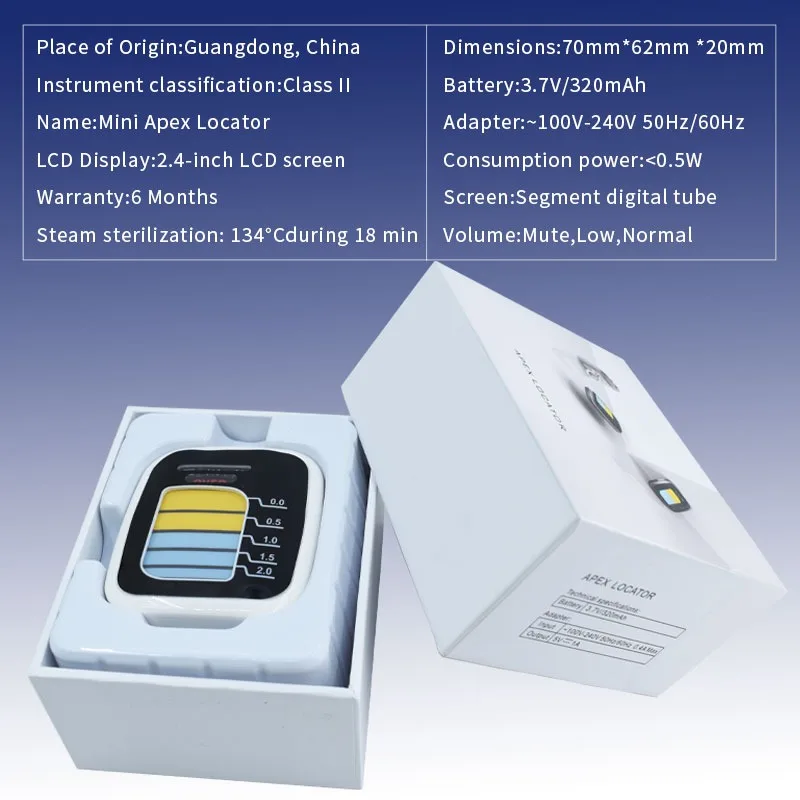 

Mini Endo Root Canal Finder Apex Locator Endodontic Measure Teeth Dental Endodontic Instrument Dentistry Tool