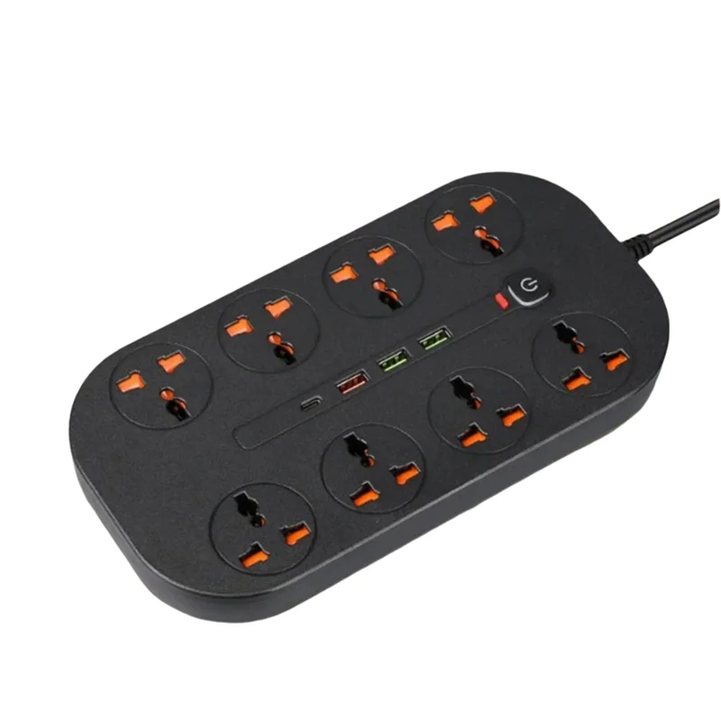 

AB41-Универсальная розетка для удлинителя с удлинителем, порт USB Type-C для вилки стандарта США, розетка переменного тока, мультипризрак, вилка стандарта США