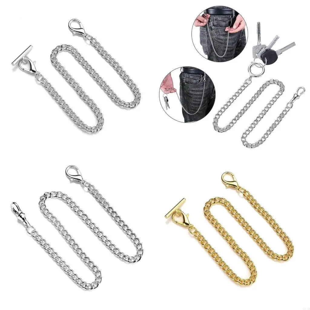 

Pocket Watch Chain Wallet Chains Pocket Chain for Belt Jeans Keys Watches Gift