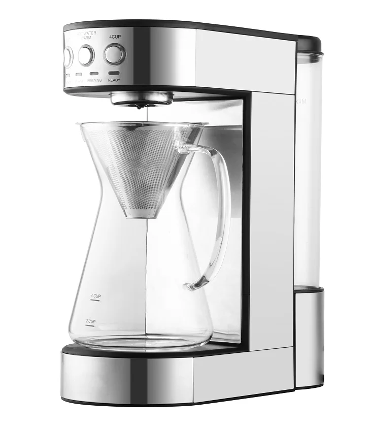 

1.8L 1650W Electric Pour Over Coffee maker with Smart Temperature and Time Settings