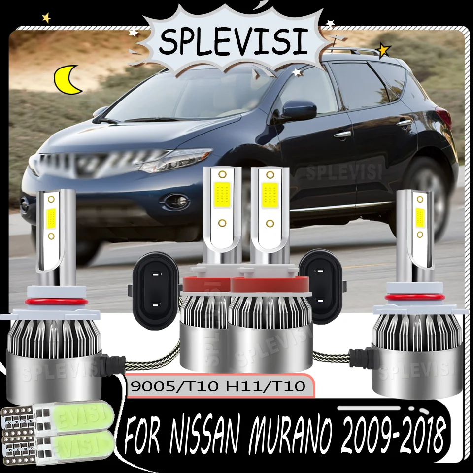 

Instant-On Longer Life reliable LED Headlight Bulb 9005 H11 Lamp For Nissan Murano 2009 2010 2011 2012 2013 2014 2015 2016-2018