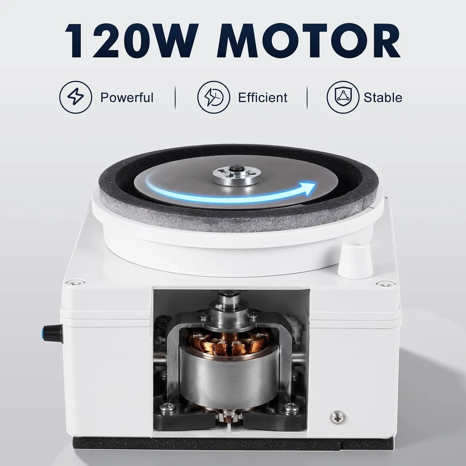 Electric surface grinder (water-cooled) -125MM diamond grinding wheel, portable grinder, used for stone grinding