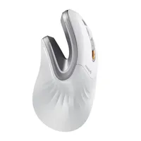 Ratón Vertical ergonómico ProtoArc EM11 NL, ratón inalámbrico recargable, ratones BT Ergo con 3 ratones ópticos multidispositivo de 2,4 GHz