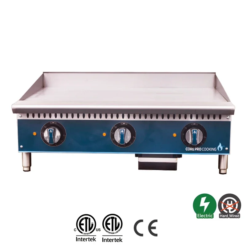 Catering Equipment Stainless steel counter top commercial electric griddle