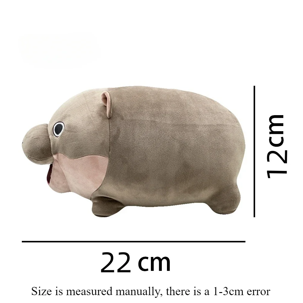 Moo Deng Hippo Plush Doll Hippo Doll  Plushies Stuffed Animal Toys  Pillow Cute Kids Boys Girls  Christmas Party Gifts