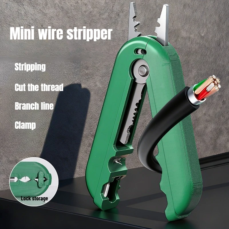 Electrician Pliers Wire Stripper, Cutter & Separator – Durable Sharp Tool for DIY Cable Repair, Easy To Use Wire Stripper Pliers