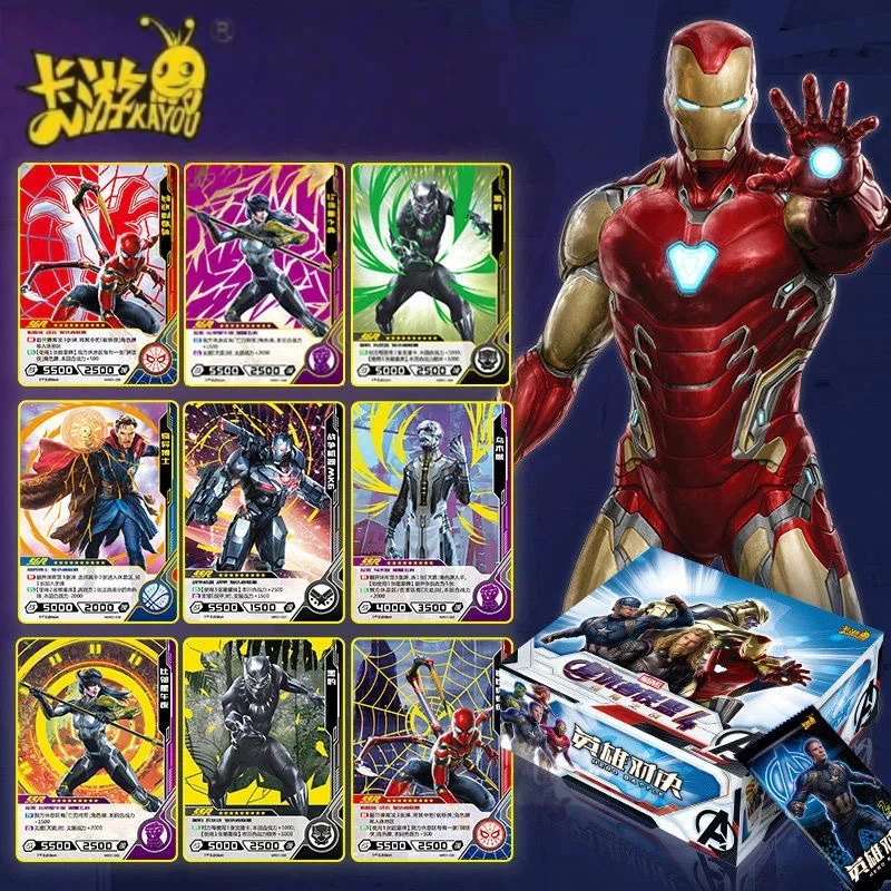 カヨウ-マーベルヒーローバトルカード-コレクタブルトレーディングカードゲーム-アベンジャーズセット-パーティーおもちゃギフト-子供向け-ファン向け-コレクターズエディション