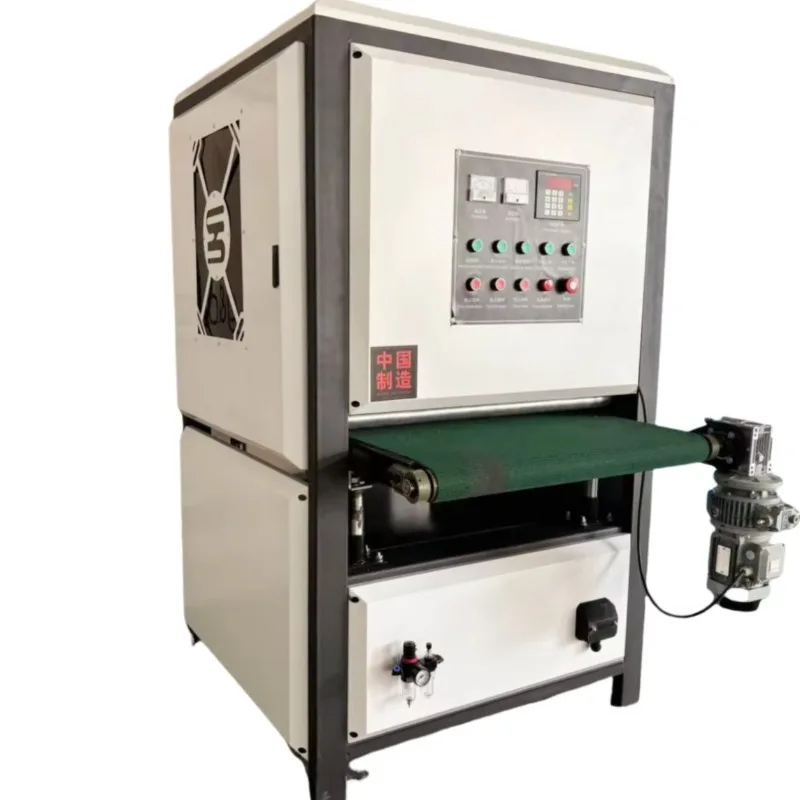 

Fully automatic wide belt sander metal grinding deburring surface polishing machine