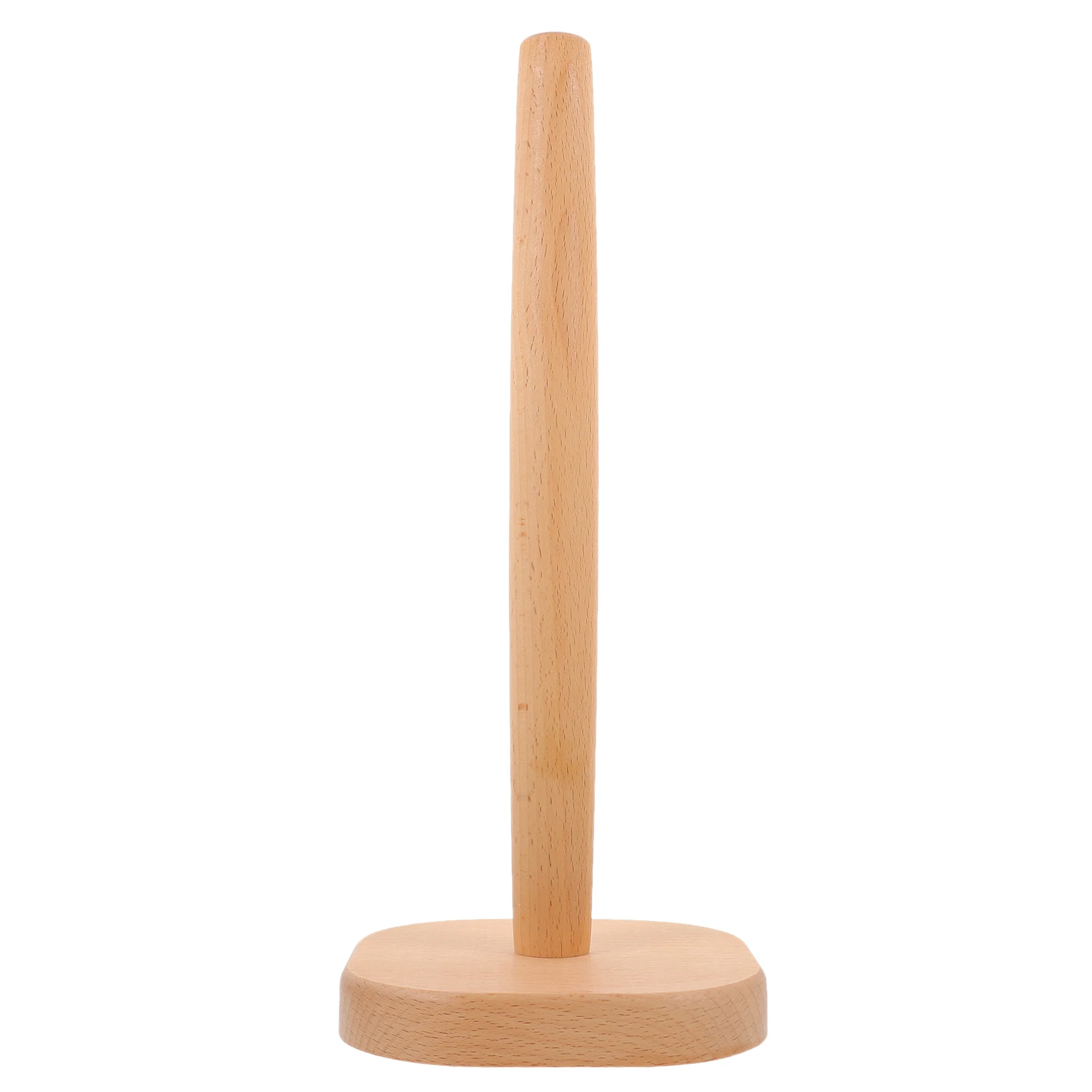 

Vertical Tissue Holder Paper Towel Organizer Beech Kitchen Dispenser Wooden Countertop Farmhouse Stand Roll Holder