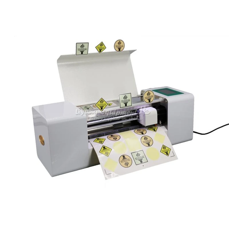 LY-388A Touch Screen Control Mini Digital Automatic Label Die-cutting Machine With Auto Paper Feeding 220V 110V 60W