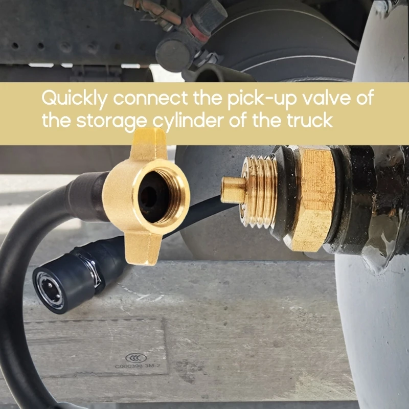 6/8-inch Connecting Pipe Truck Air Air Intake Connector with SP20 Thread Dropship