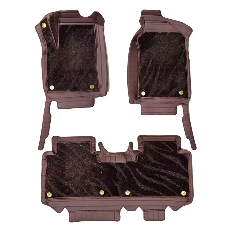 Car Starry Sky Carpet Leather Foot Pads Suitable for Chery JETOUR Traveler 2023 2024 Modified Fully Enclosed Foot Pads Car Trims