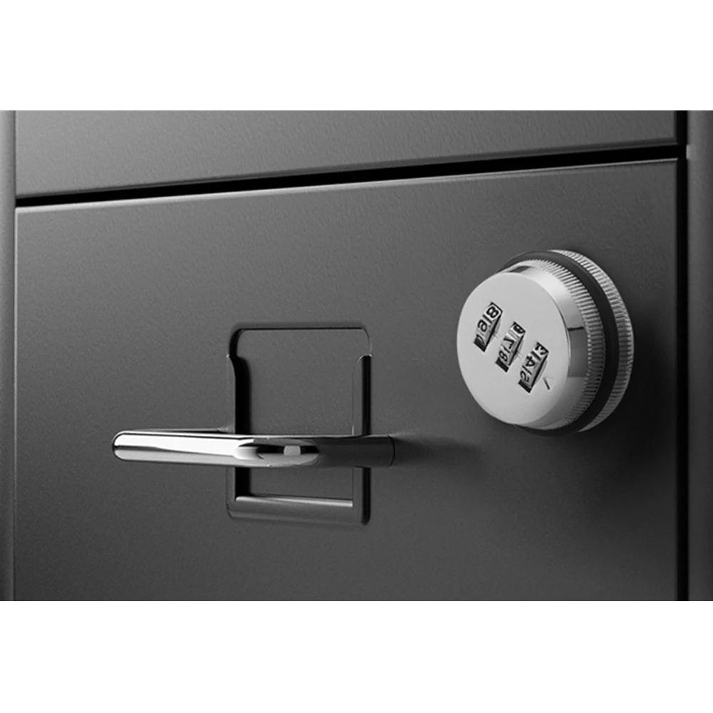 2-piece Drawer Password Lock Mailbox Lock Combination Lock 3-digit Mailbox Lock 25mm  Combination Lock Anti-theft Security Lock