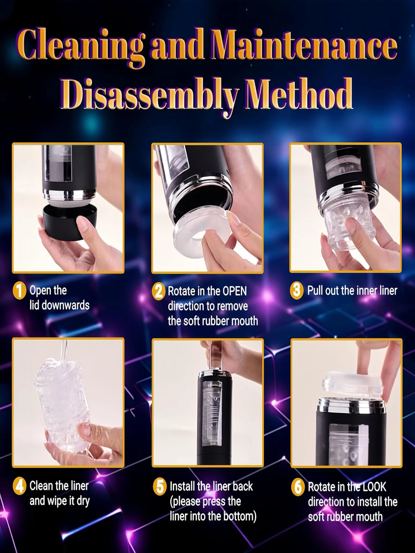 جهاز استمناء ذكر آلي، لعبة جنسية لعبة جنسية للرجال مع 10 دوارة وتحفيز، ألعاب جنسية مضخة القضيب، ألعاب جنسية للرجال، ألعاب جنسية