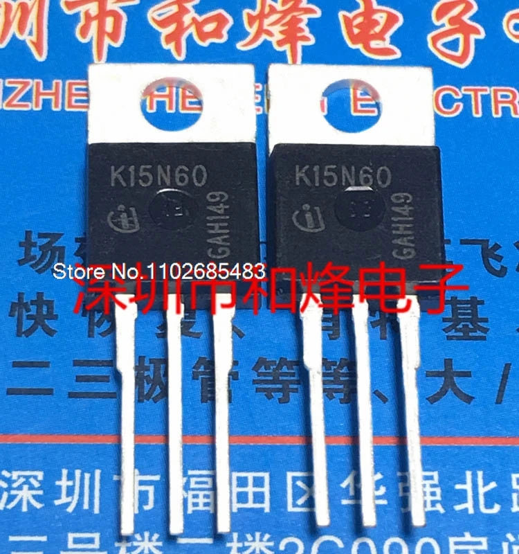 

(5PCS/LOT) K15N60 SKP15N60 TO-220 600V 15A